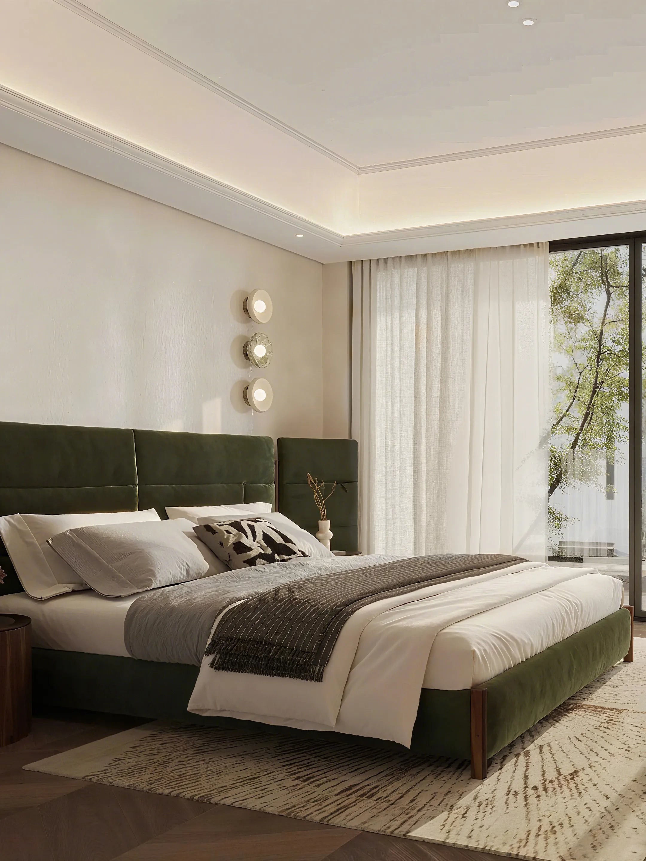 Celia Striped Plaid Curtain