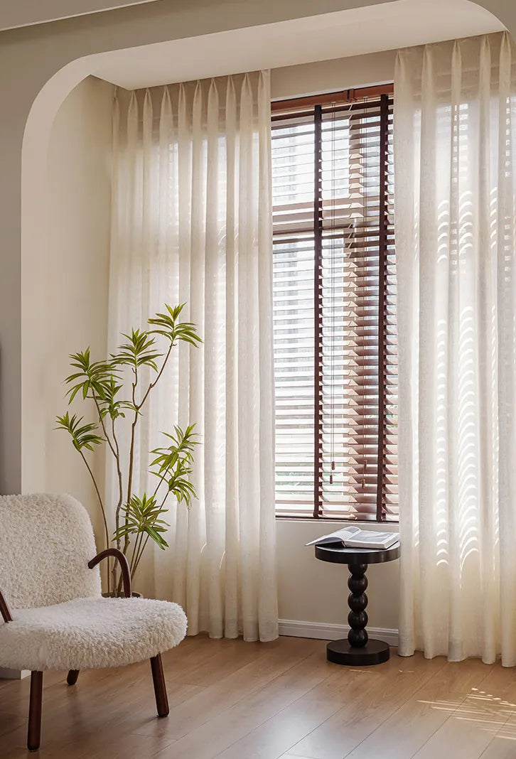 Celia Striped Plaid Curtain