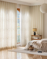Amelia Solid Texture Cotton Curtains