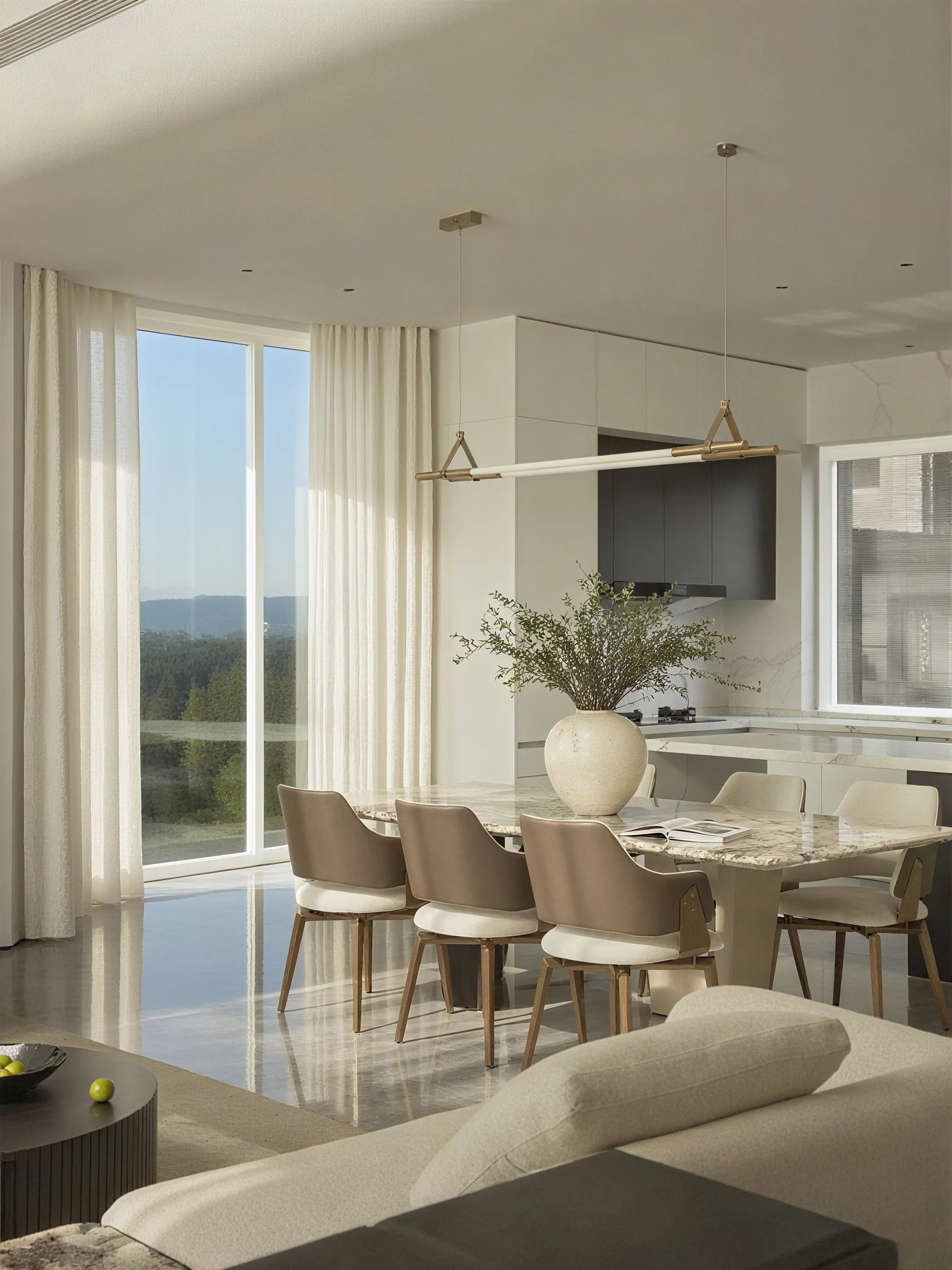 Celia Striped Plaid Curtain