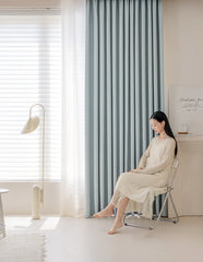 Birkin Velvet Curtain Pleated