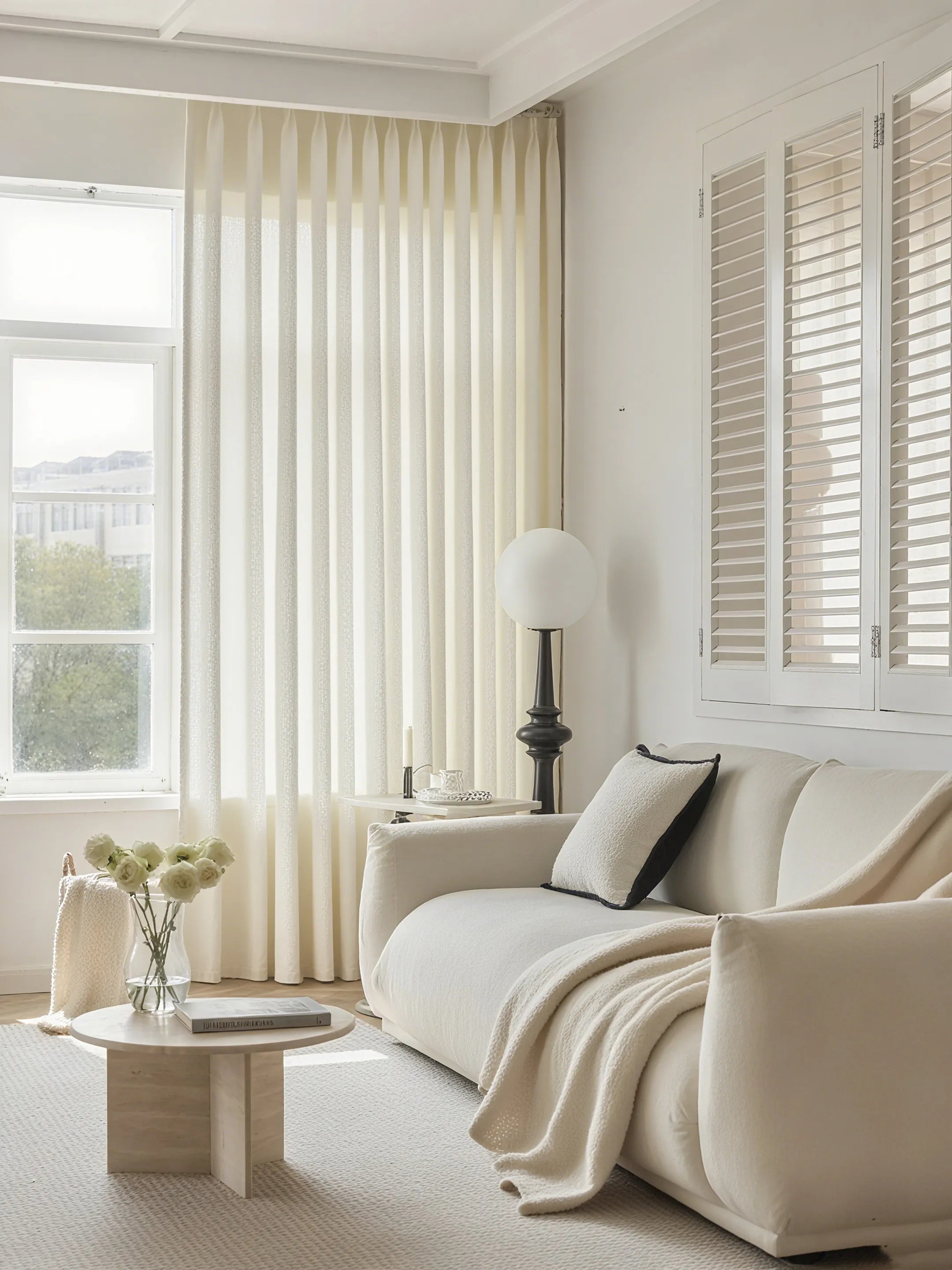 Celia Striped Plaid Curtain