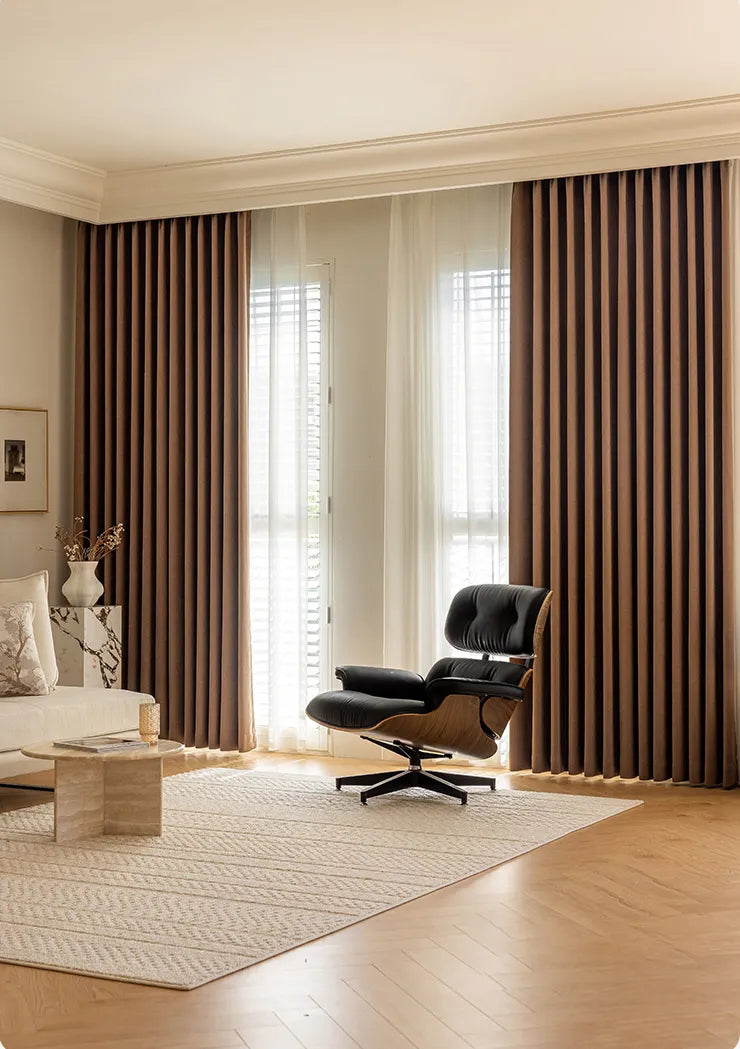 Birkin Velvet Curtain Pleated