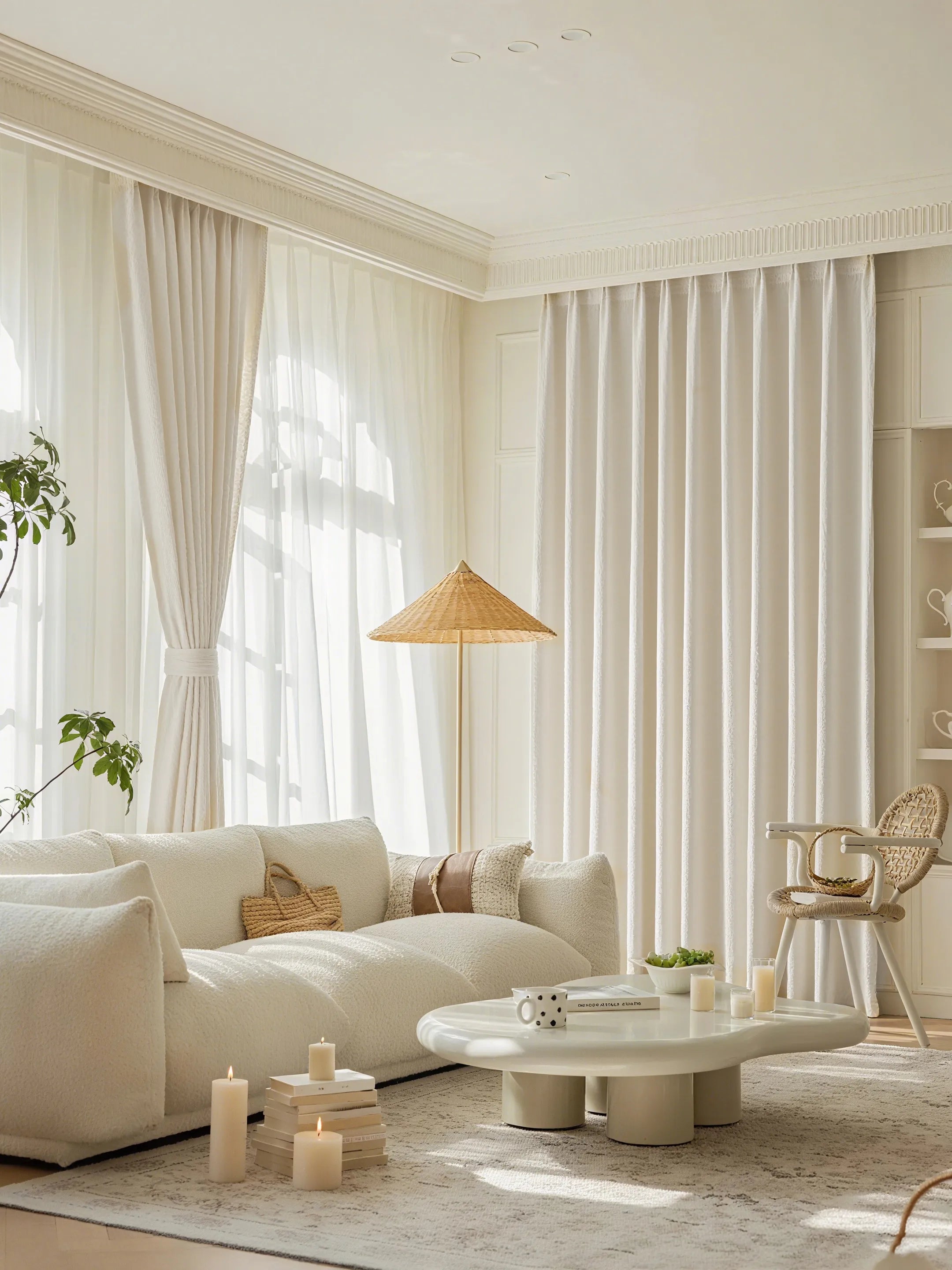 Celia Striped Plaid Curtain