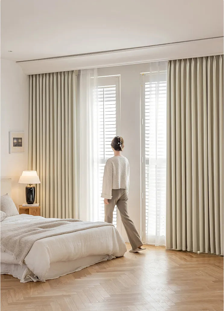 Birkin Velvet Curtain Pleated