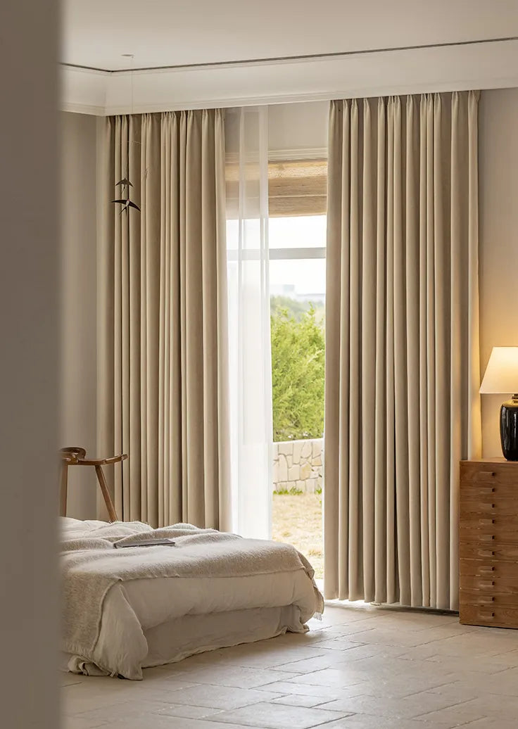 Birkin Velvet Curtain Pleated